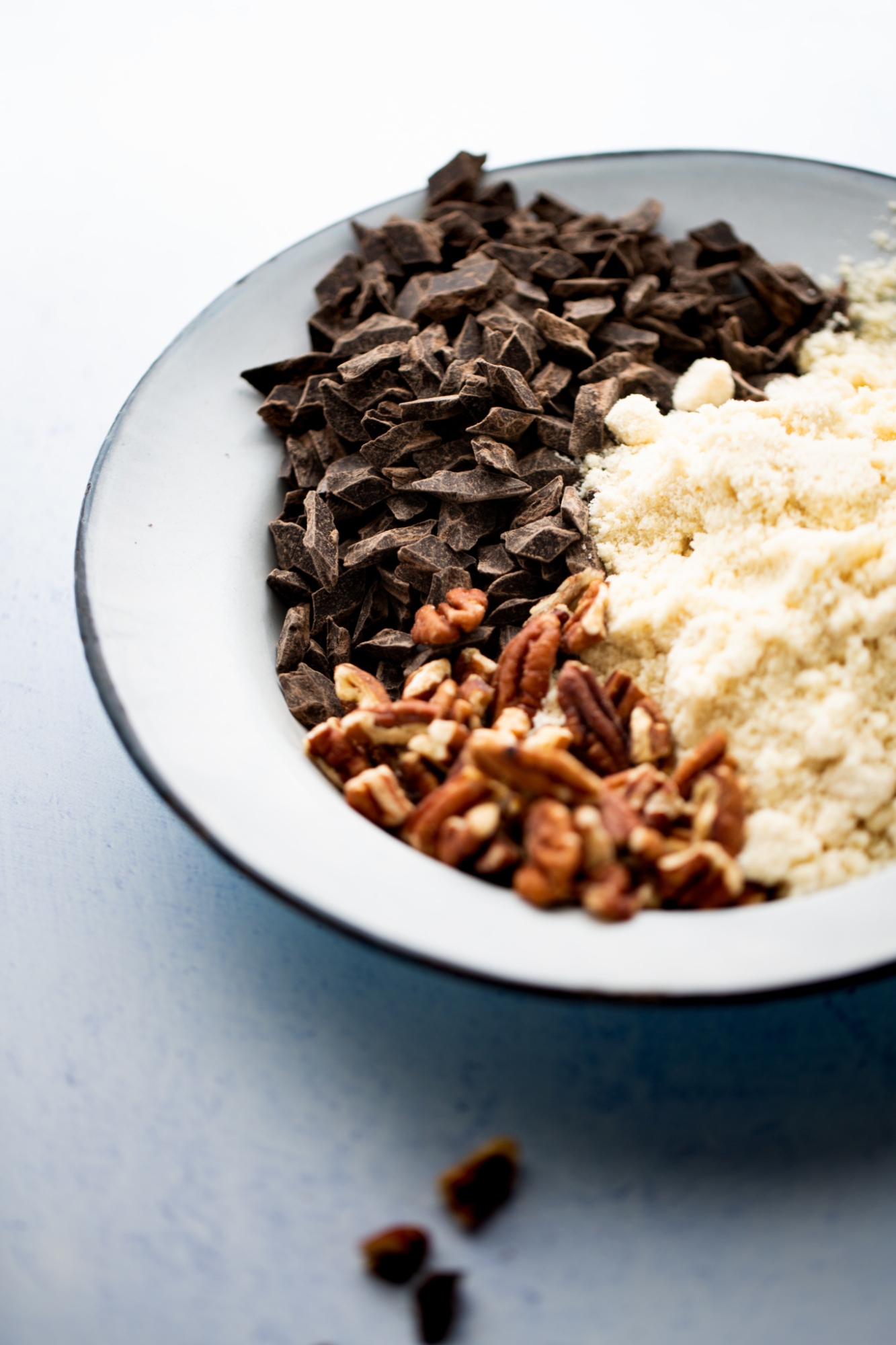 ingredientes to make vegan flourless brownies