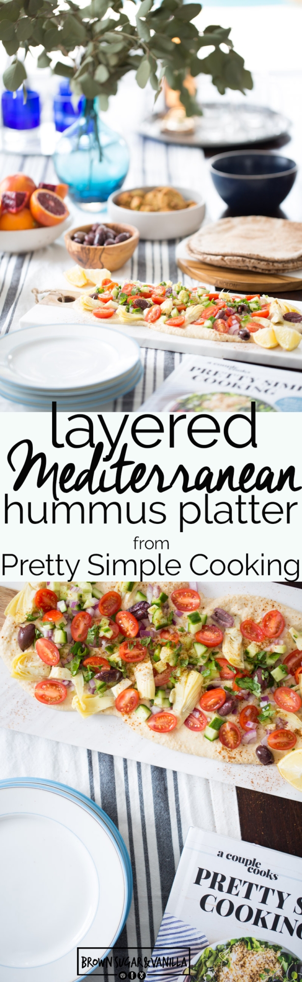 Mediteranean hummus platter