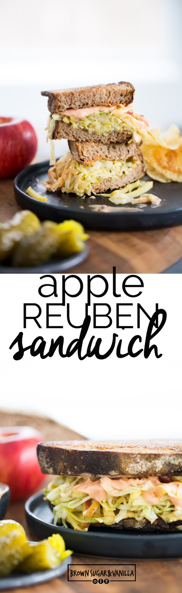 apple reuben sandwich