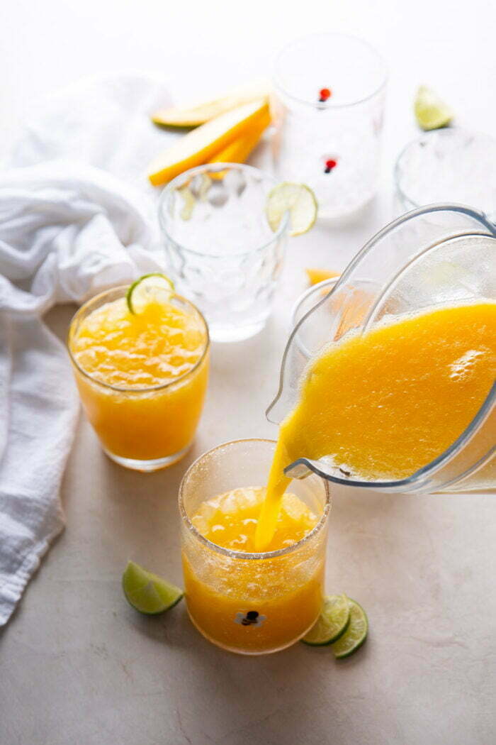 Mango Agua Fresca - Easy and Refreshing! - Drive Me Hungry