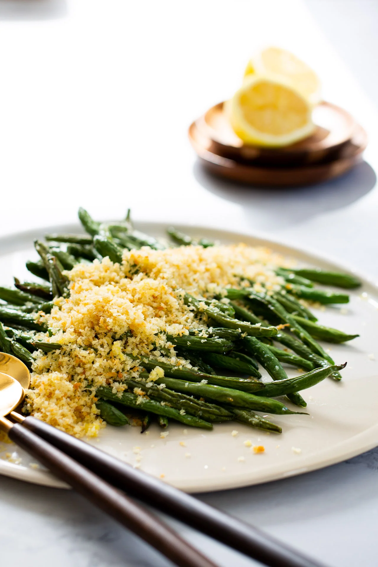 Lemon Tempeh Air Fryer Sheet Pan Dinner