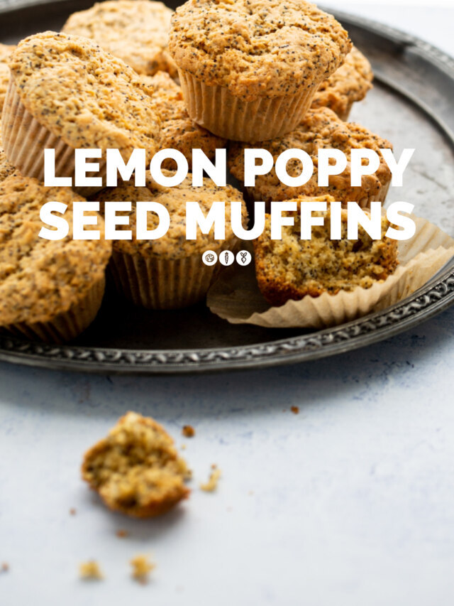 LEMON POPPY SEED MUFFINS