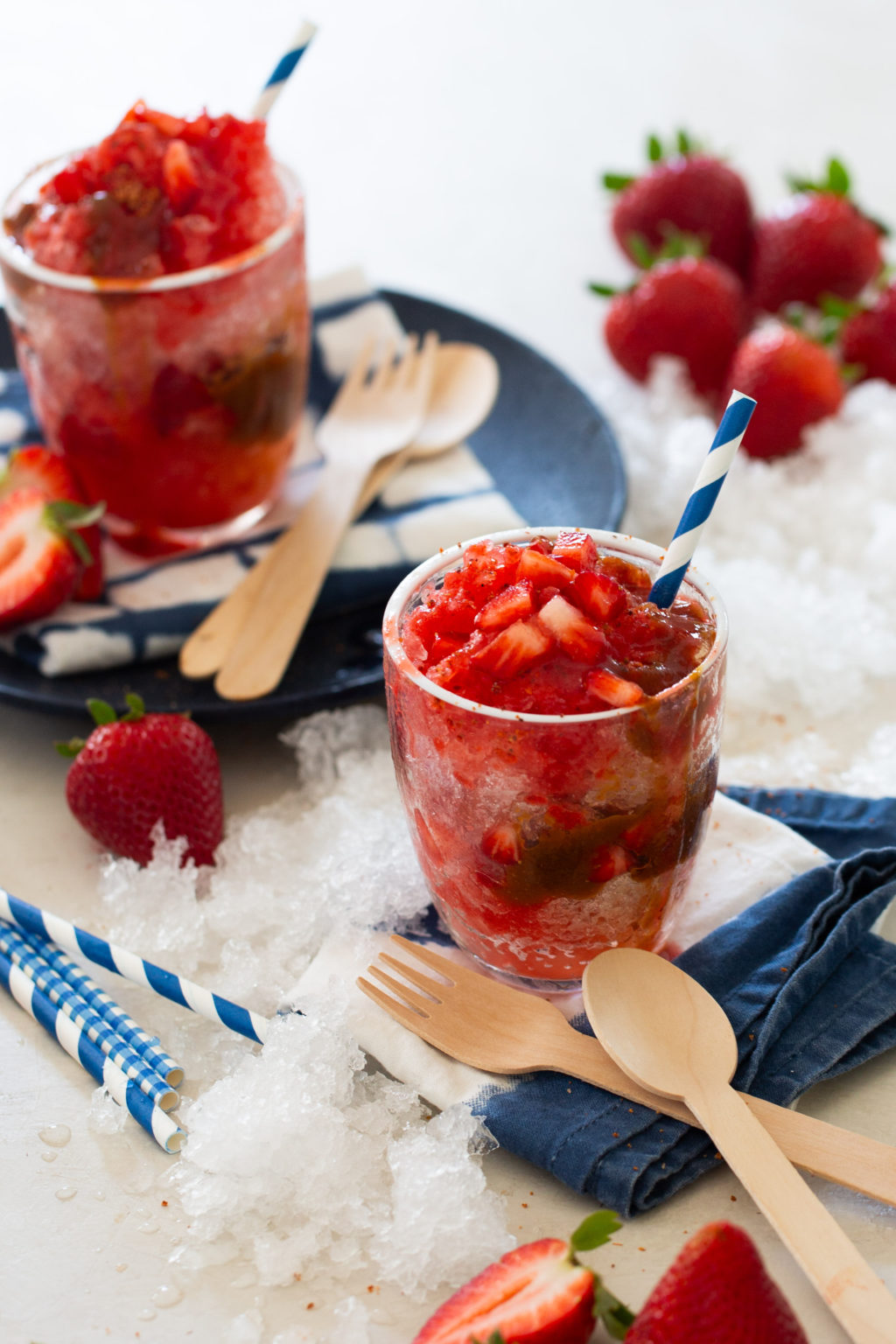 Delicious Strawberry Raspado Recipe | Mexican Shaved Ice Dessert