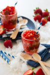 Strawberry Raspado (Mexican Shaved Iced)